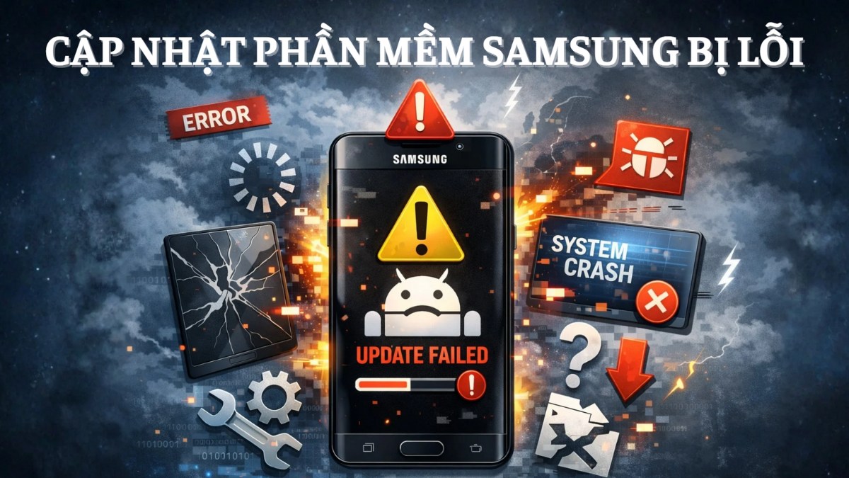 Cập nhật phần mềm Samsung bị lỗi: Nguyên nhân và Cách khắc phục
